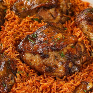 Jollof Rice and Chicken